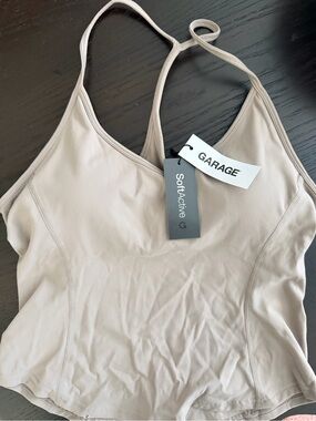 Garage SoftActive Light Beige Racerback Camisole